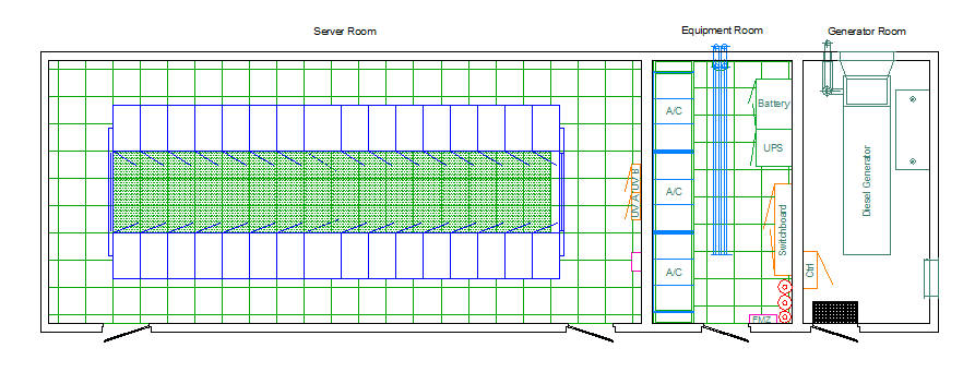 Layout Drawing TurnKey Data Centre